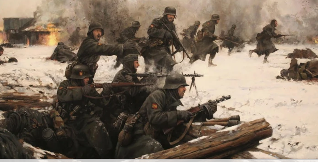 Современное изображение - испанцы на Восточном фронте.Из откртытых источников