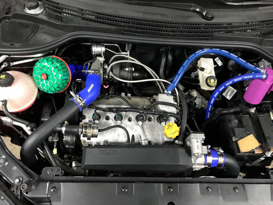 Кустарное внедрение турбины в Ладе Весте