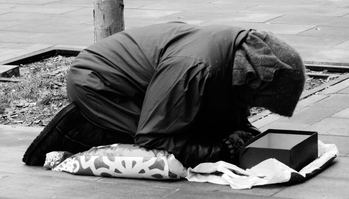 КоАП не содержит положений об ответственности за попрошайничество. Фото: 1MI