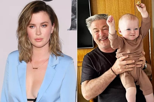 Айрленд Болдуин; Алек Болдуин с внучкой Холланд