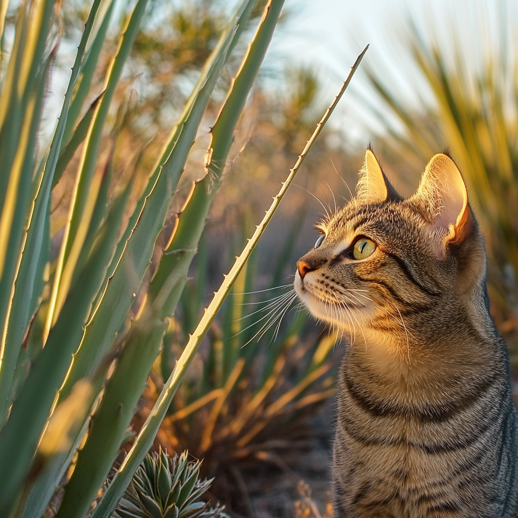 - Юкка может быть смертельно опасна для кота!