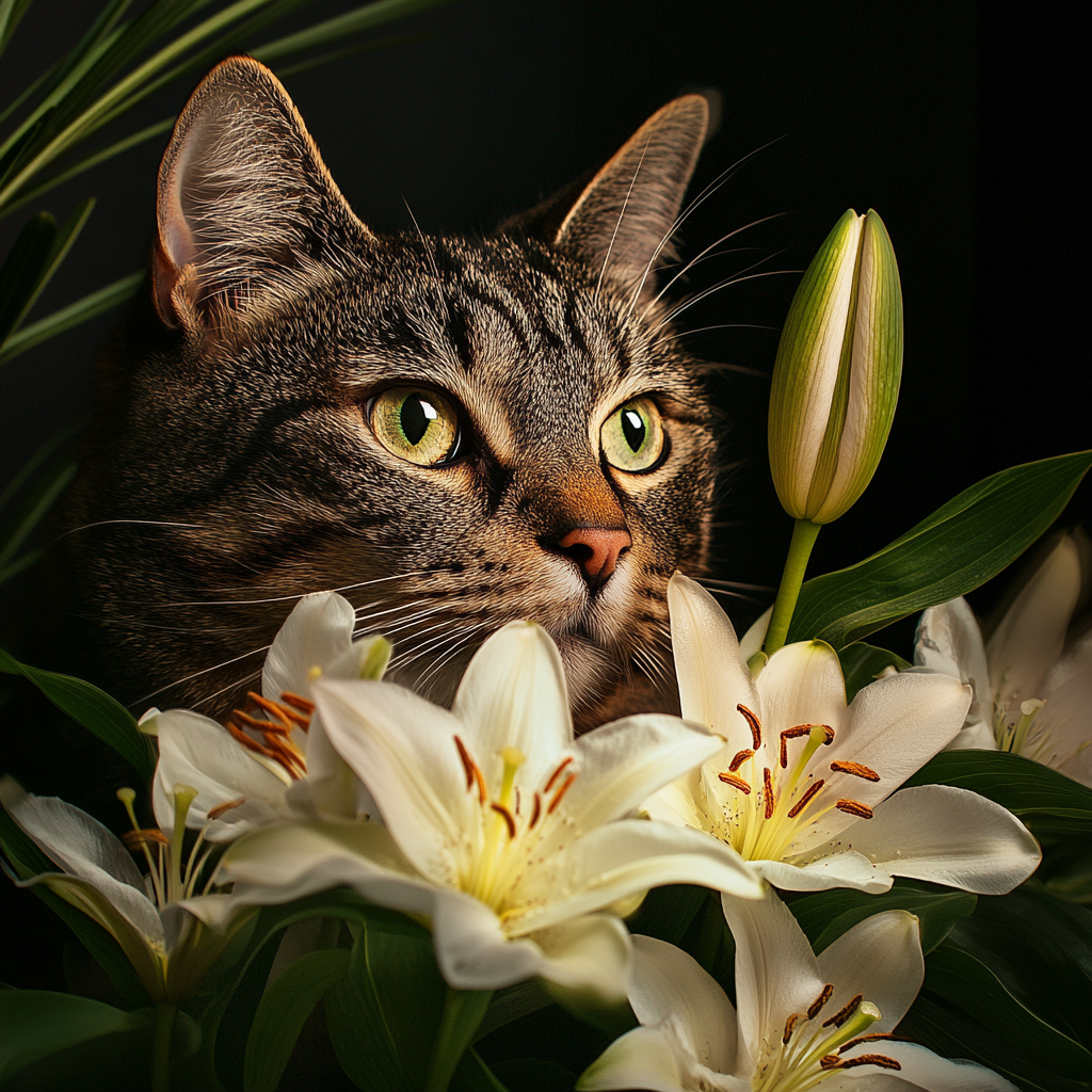 - Лилии могут вызвать отказ почек у кота