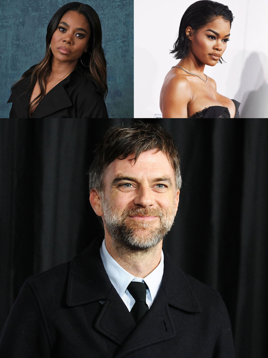 Реджина Холл, Тайана Тейлор и режиссер Пол Томас Андерсон. 