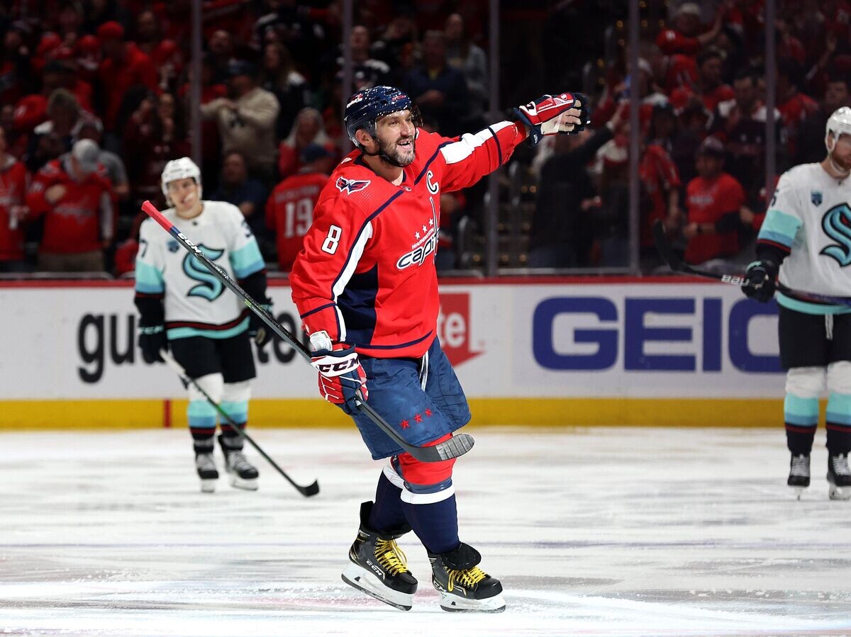    Александр Овечкин во время матча НХЛ© пресс-служба клуба "Вашингтон Кэпиталз"