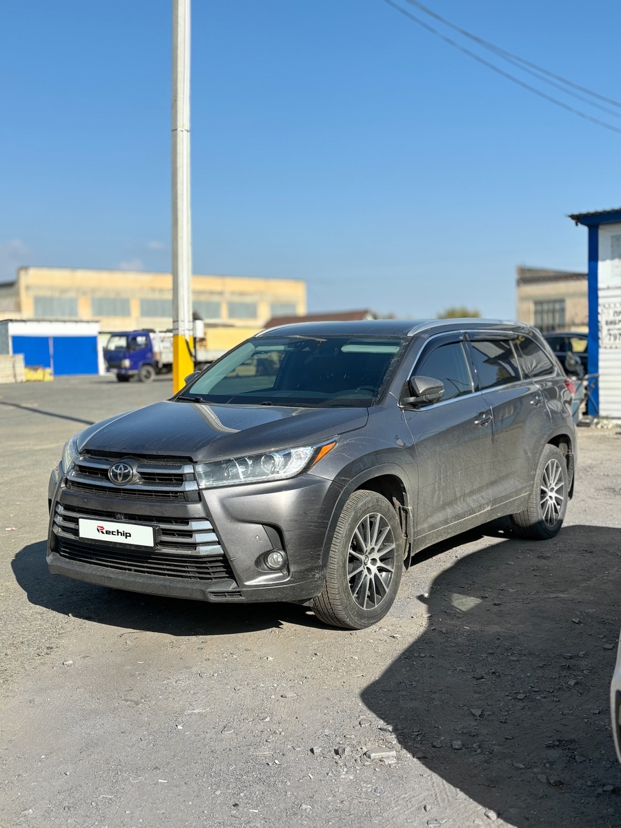 Чип тюнинг Toyota Highlander 3.5 V6 2GR-FKS 249 л. с. / 356 Нм Stage 1