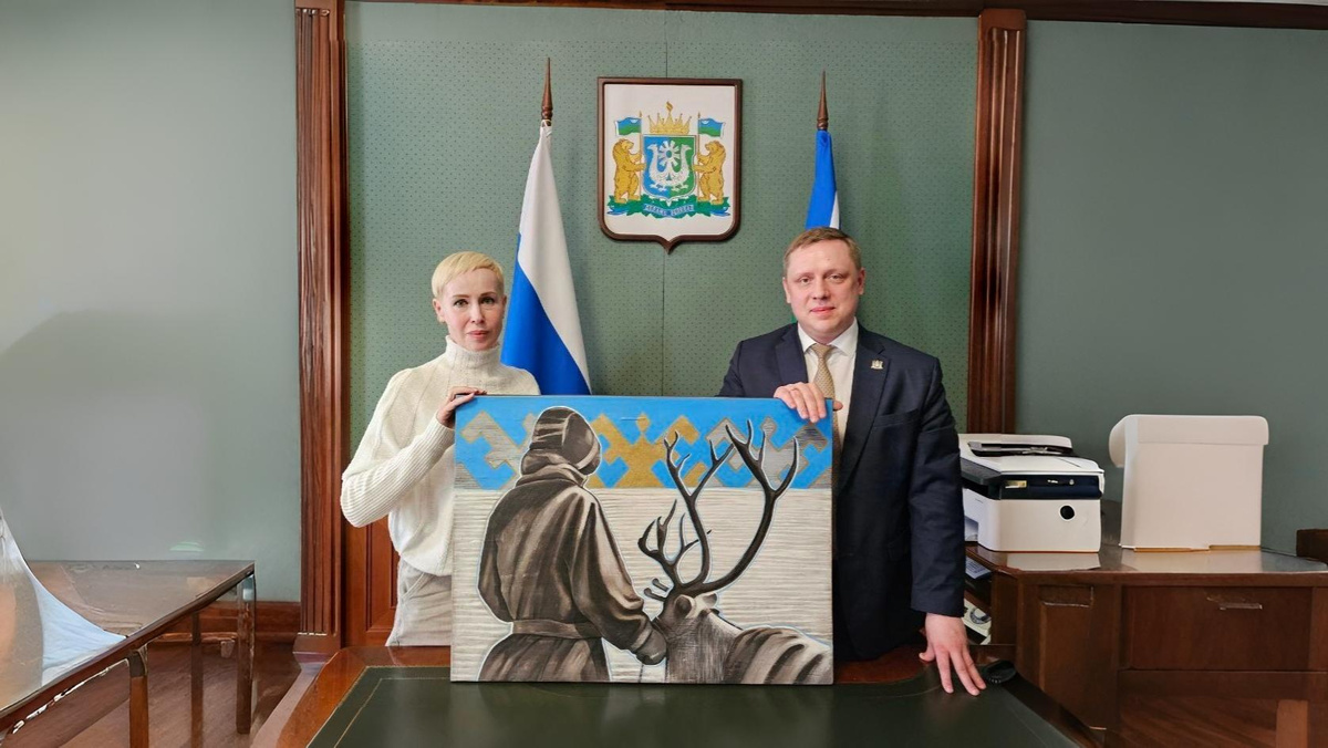    Югорская художница представила свои работы на выставке «Арт Россия» в Москве