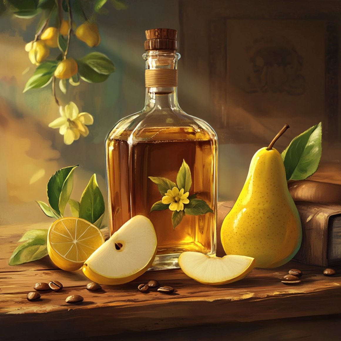Ароматный грушевый ликер