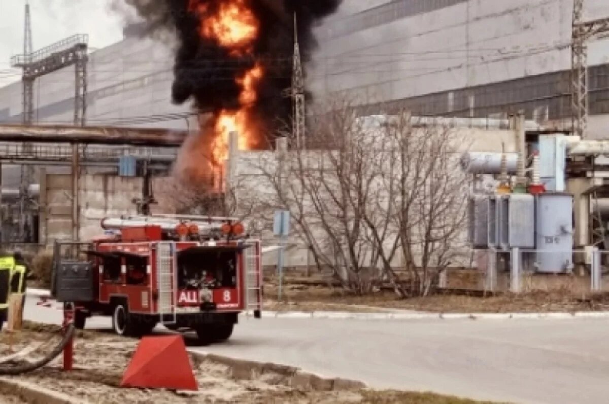    На ТЭЦ-1 в Ульяновске из-за короткого замыкания вспыхнул пожар