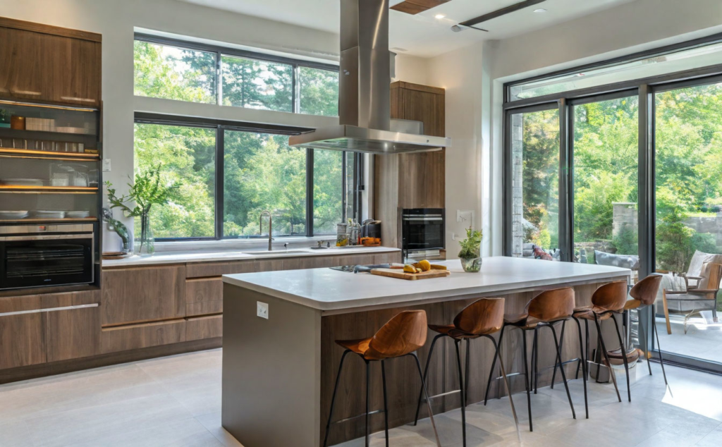    Кухня современный стиль с функциональной планировкой Keri