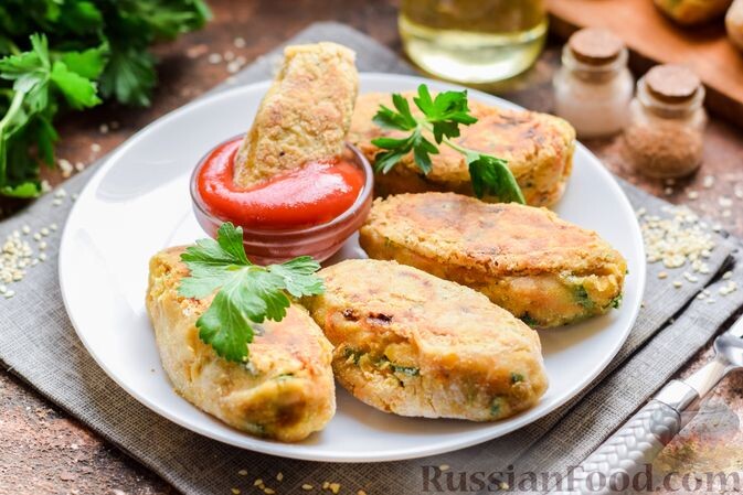 Четвёрка сытных котлет без мяса. КОТЛЕТЫ по-необычному (21)
