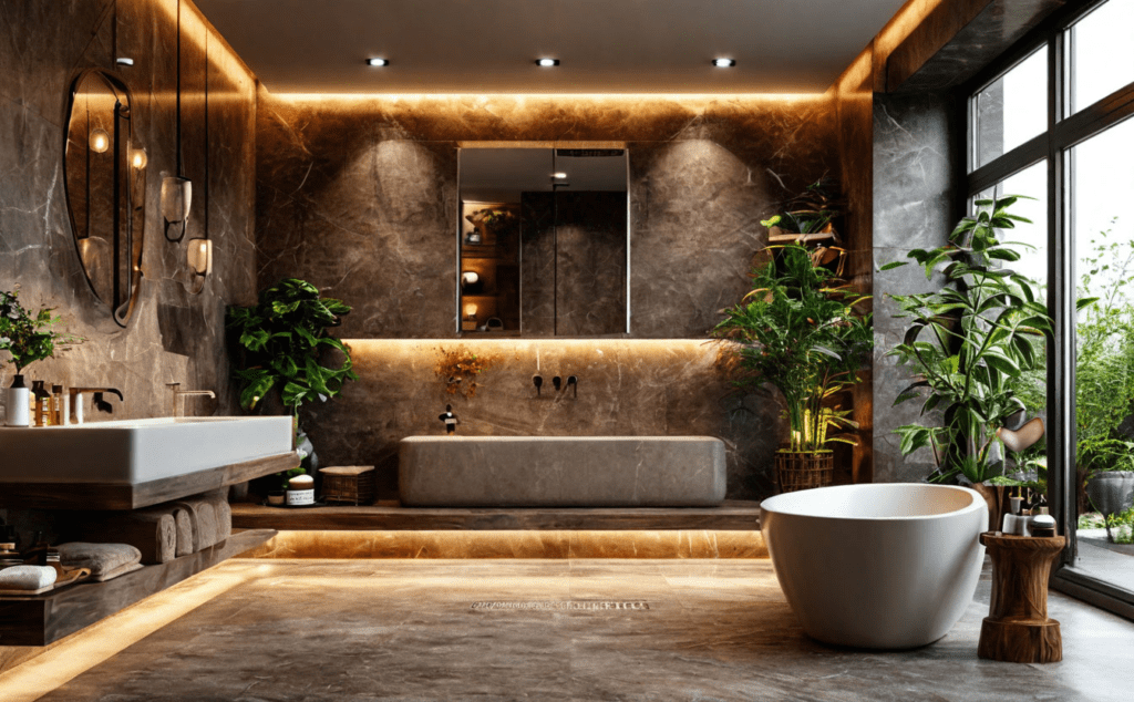    Дизайн ванной: гармония функциональности и стиля Keri