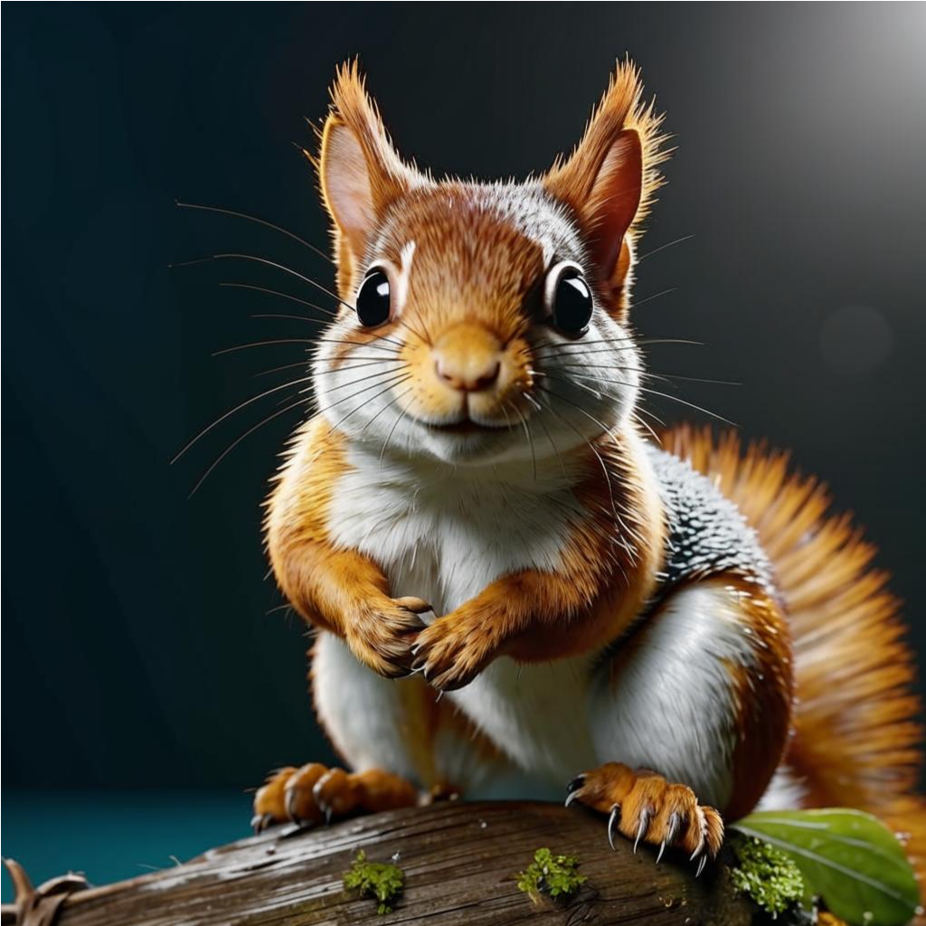 Созданное искусственным интеллектом изображение белки логически непротиворечиво и понятно, но ему не хватает реализма