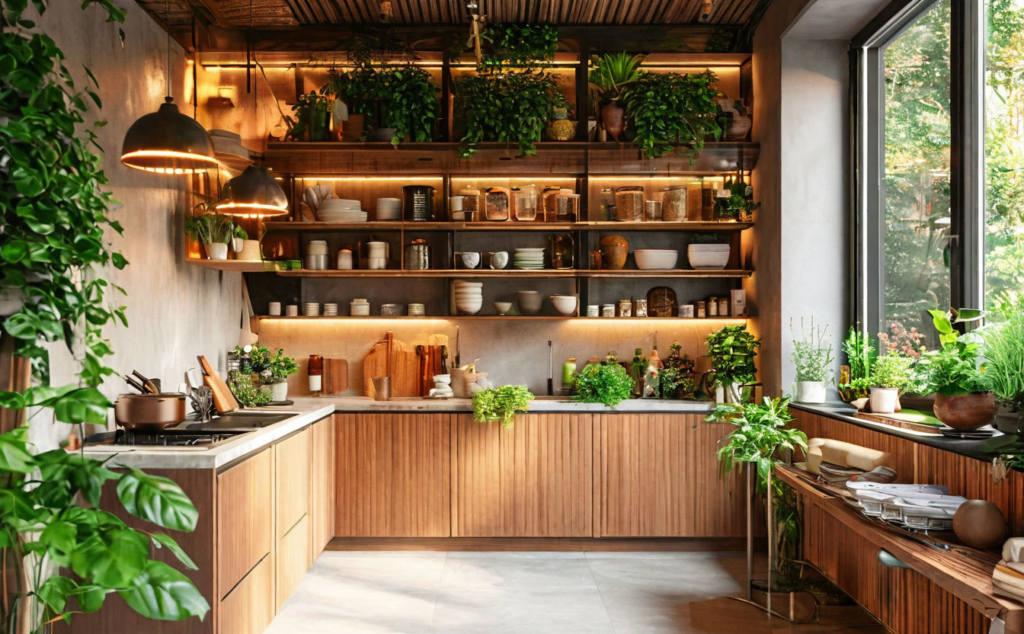    Дизайн кухни в современном роскошном стиле Keri