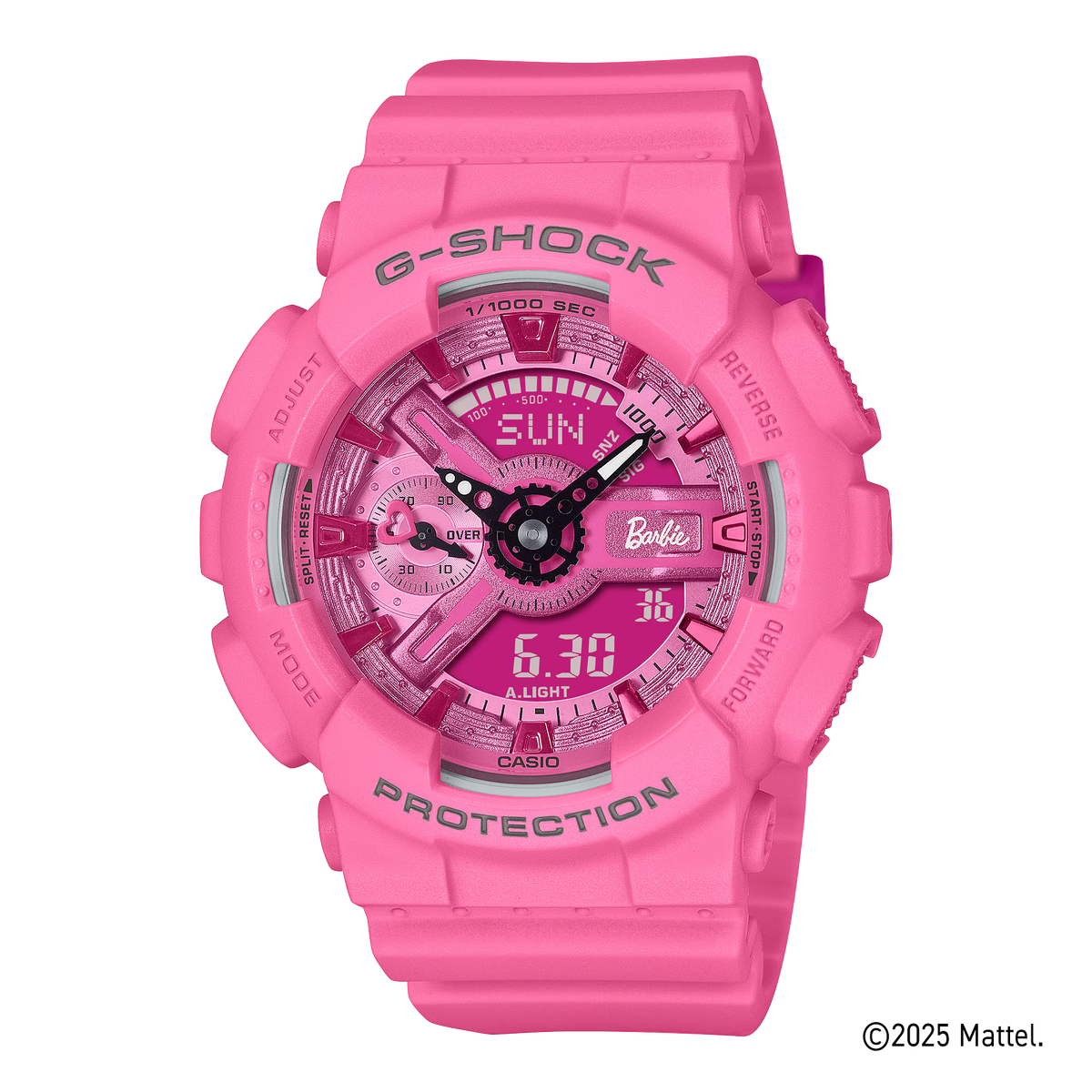 GMA-S110BE-4A BARBIE x G-SHOK watches, gshock.casio.com