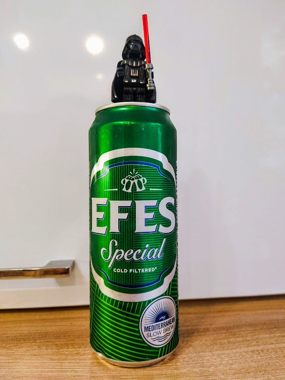 Был эфес синий, а стал зеленый)))