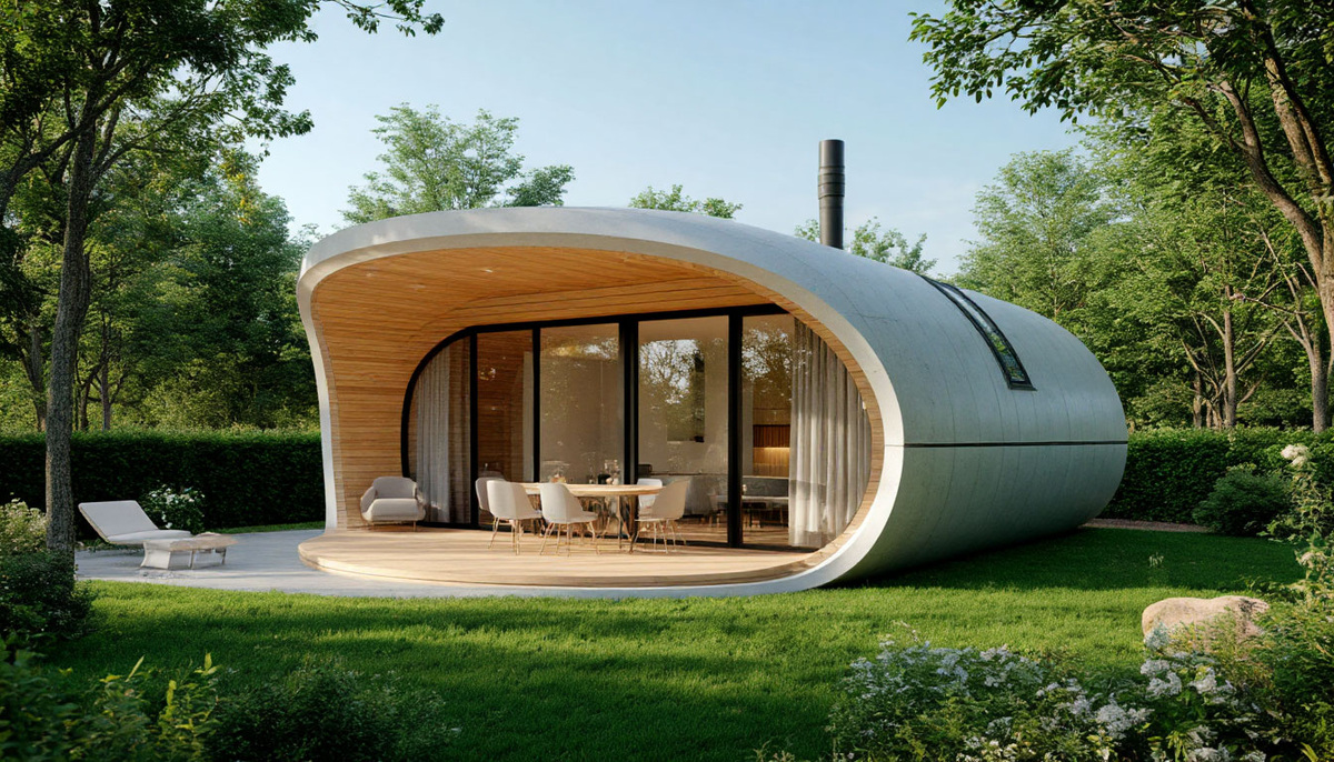 Дом будущего для небольшой семьи