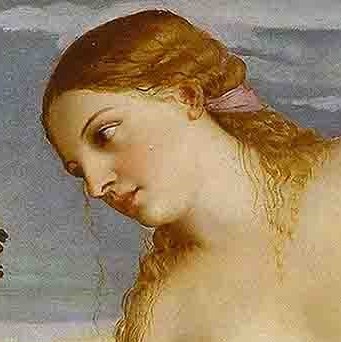 фрагмент картины Тициана "Любовь земная и любовь небесная"