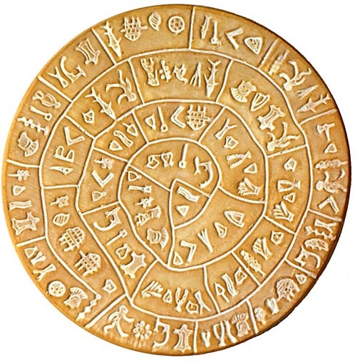 Изображение фестского диска. Сторона А
https://ru.wikipedia.org/wiki/%D0%A4%D0%B5%D1%81%D1%82%D1%81%D0%BA%D0%B8%D0%B9_%D0%B4%D0%B8%D1%81%D0%BA#/media/%D0%A4%D0%B0%D0%B9%D0%BB:PhaistosDiskLarge.jpg
