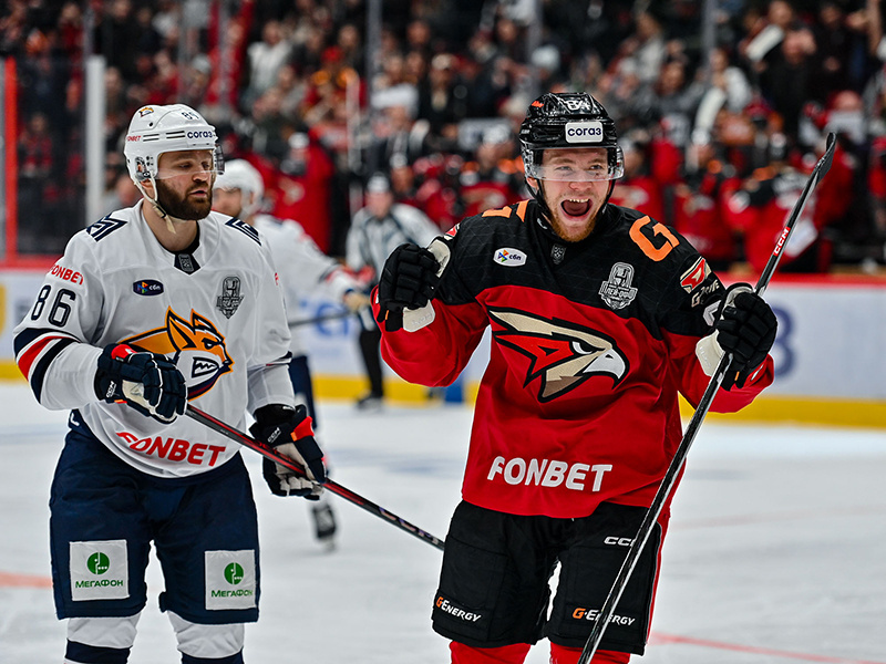 "Авангард" добился успеха. Фото: пресс-служба ХК "Авангард".