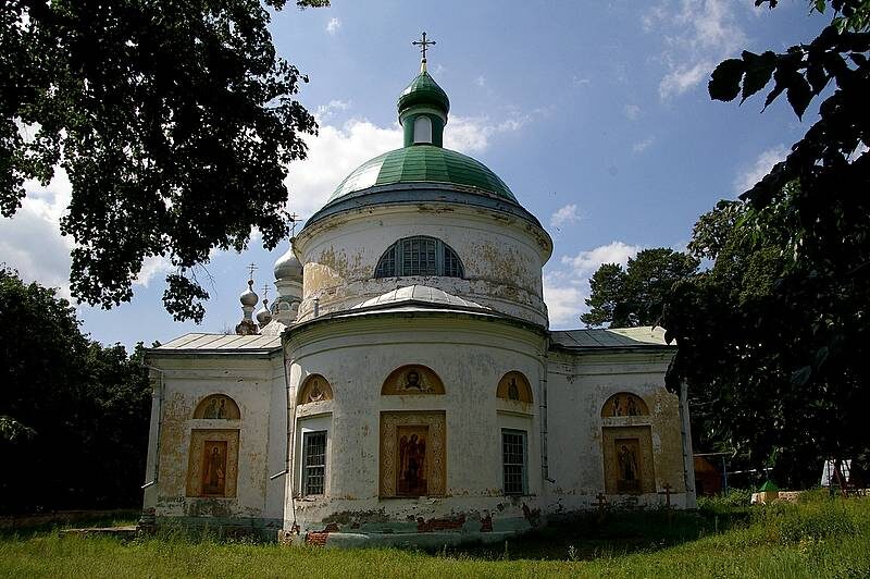Храм в селе Ершово Белинского района.