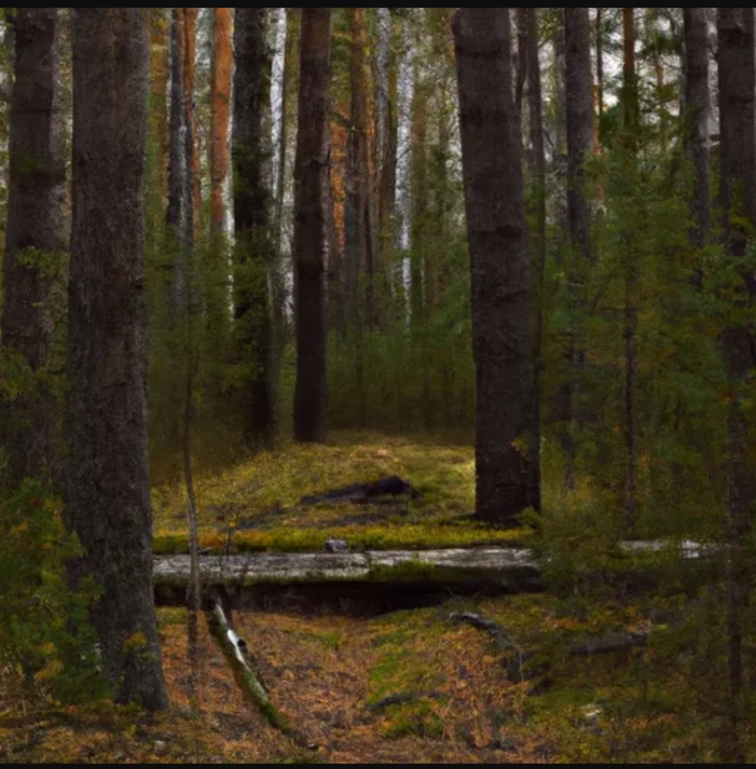 Хвойный лес 