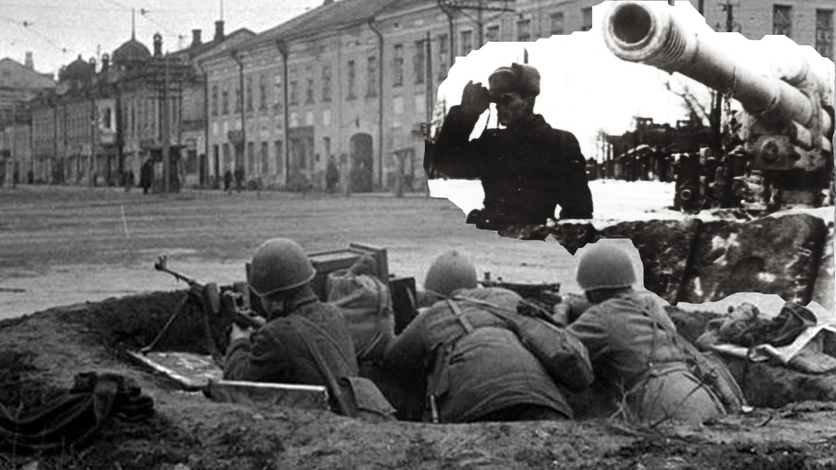 оборона Тулы - на улицах города