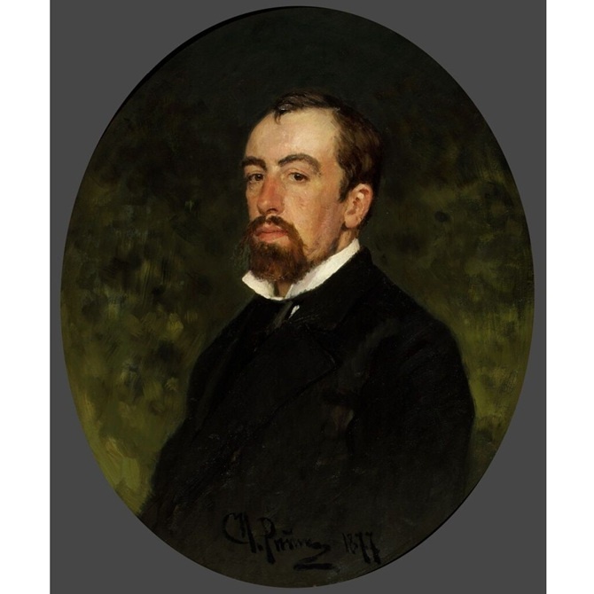 Илья Репин. Портрет В.Д. Поленова. 1877. Холст, масло. 80,8 x 65,4. Государственная Третьяковская галерея