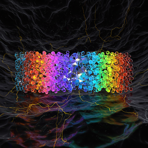 Хаотические состояния в кристалле времени не являются полностью беспорядочными — они следуют скрытым закономерностям (Концепция ИИ)
