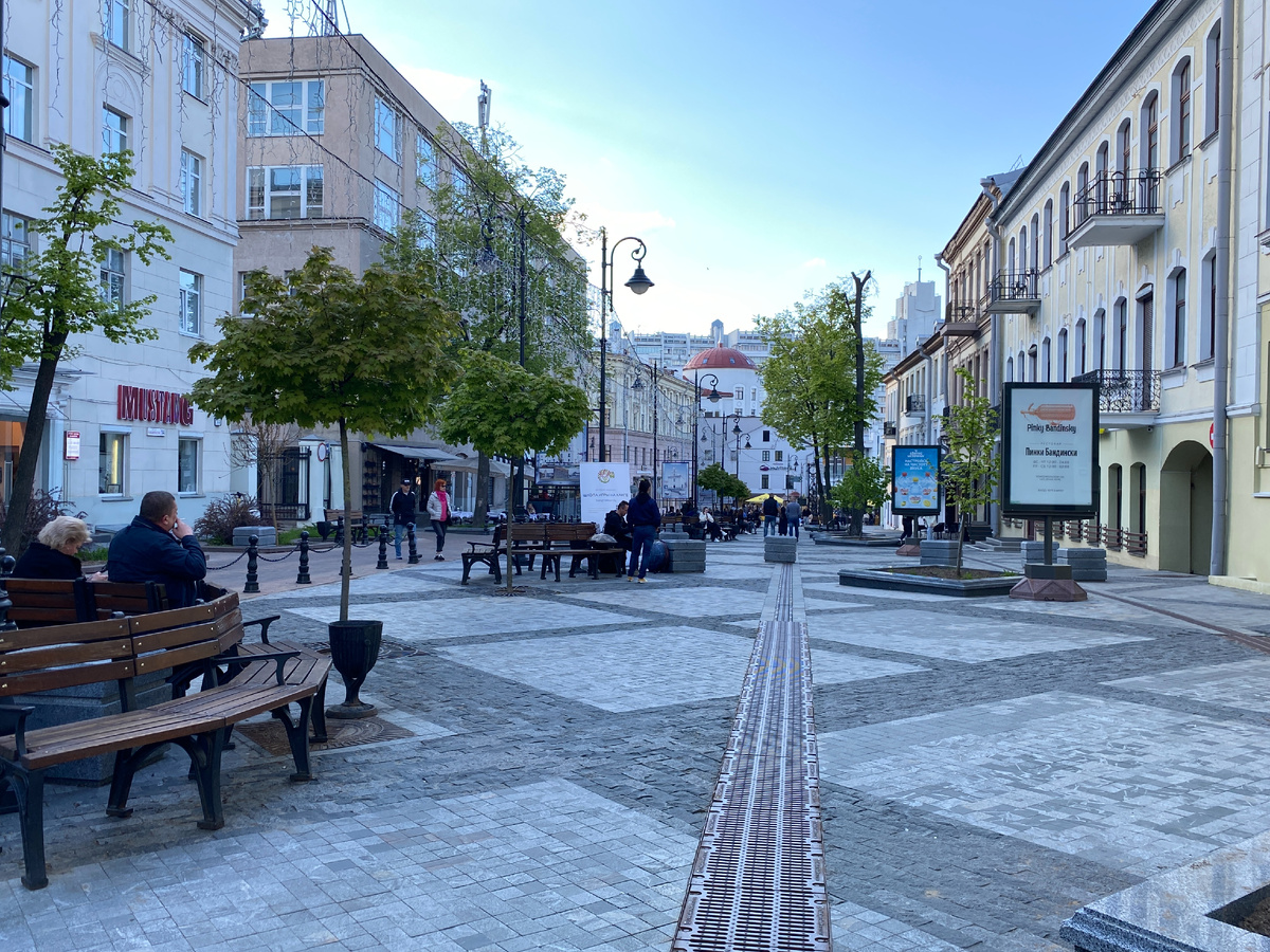 Майские каникулы в Беларуси, здесь и далее фото автора. На этом фото Минск в мае 2023 года