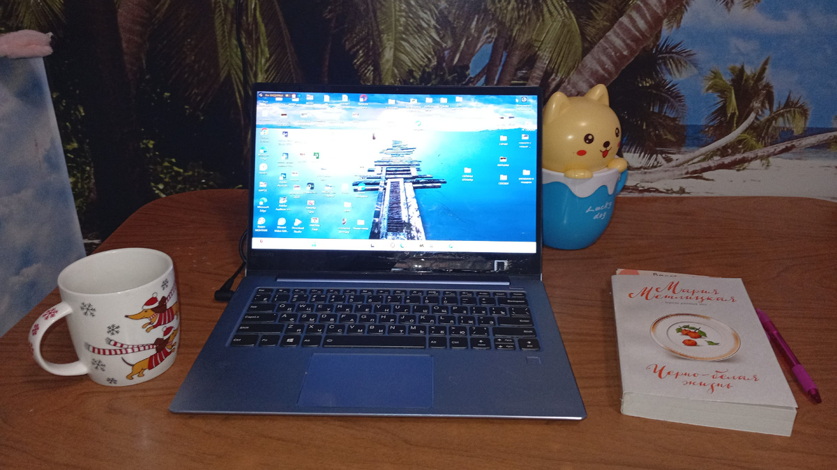 в любом месте могу работать, где есть ноутбук и интернет. 