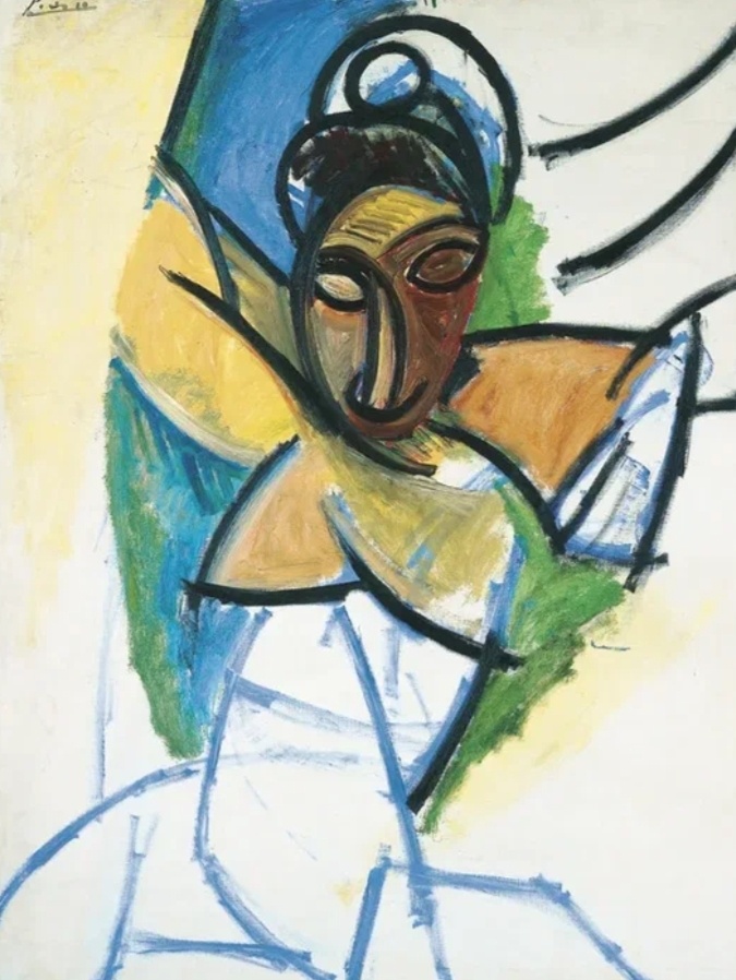 "Женщина" 1907 г., источник Яндекс картинки.