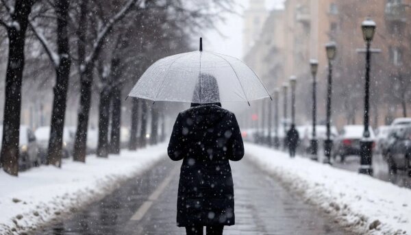 Снег в Москве. Фото © Life.ru/Шедеврум