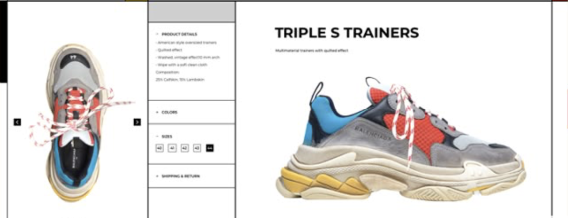 Культовые Triple S, которая стала символом эпохи «брутальной» обуви