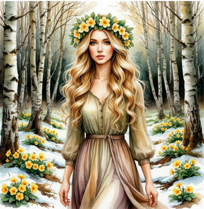 сделано в шедеврум. Весна мечтает о Лете /о нем/