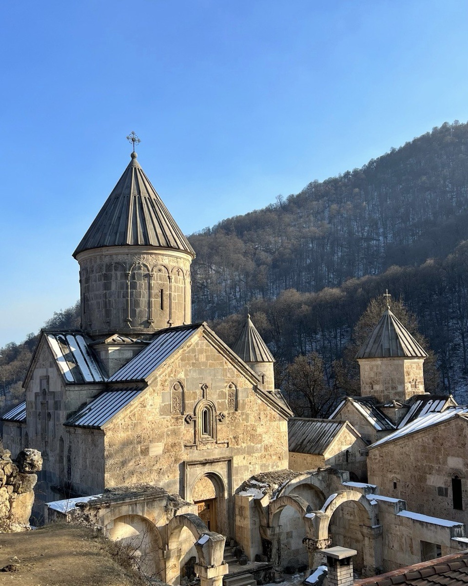 Монастырь Агарцин (зимний вариант)