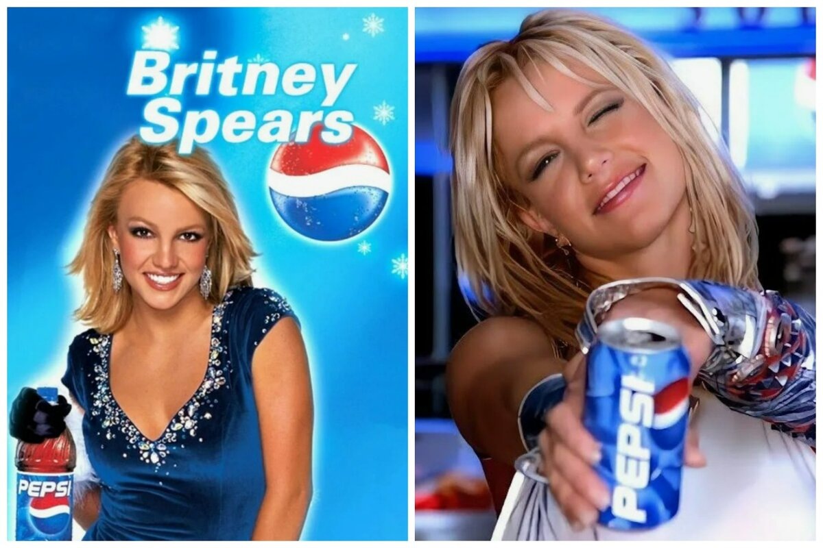Бритни Спирс в рекламе Pepsi 2004