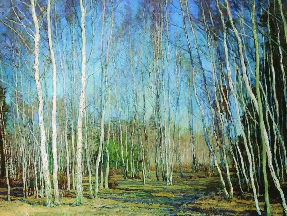 Василий Бакшеев "Голубая весна" (1930)