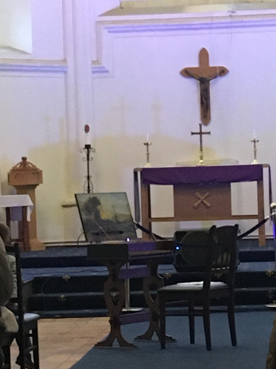 Перед концертом в Ангиканском соборе