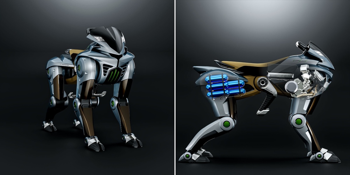 Kawasaki представила робо-коня Corleo — он может взбираться в горы