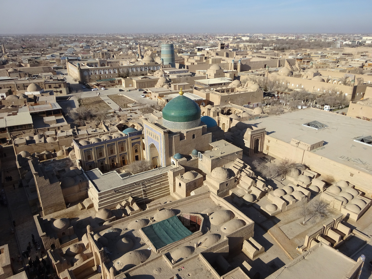Хива. Вид с минарета Ислам Ходжа