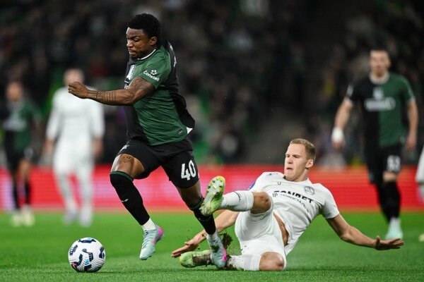 Момент из матча «Краснодара» и «Акрона» в РПЛ. Обложка © Telegram / ФК «Краснодар»