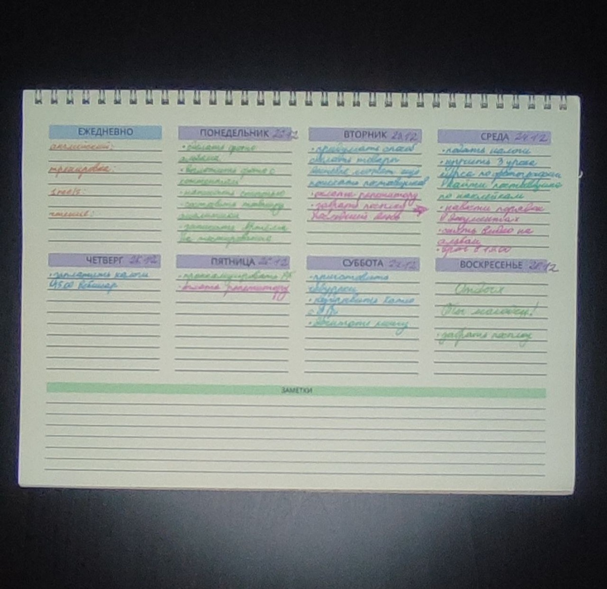 Вот так не надо планировать. Это жёстко, выгорание неизбежно