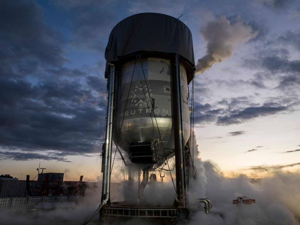Испытания второй ступени ракеты Neutron. Источник: Rocket Lab