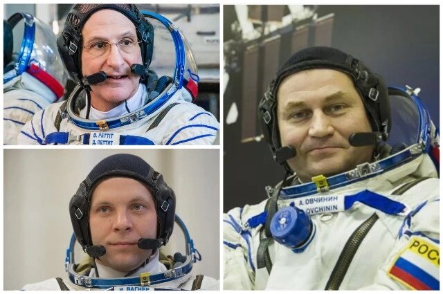    Дональд Петтит, Иван Вагнер и Алексей Овчинин. Фото:  АиФ
