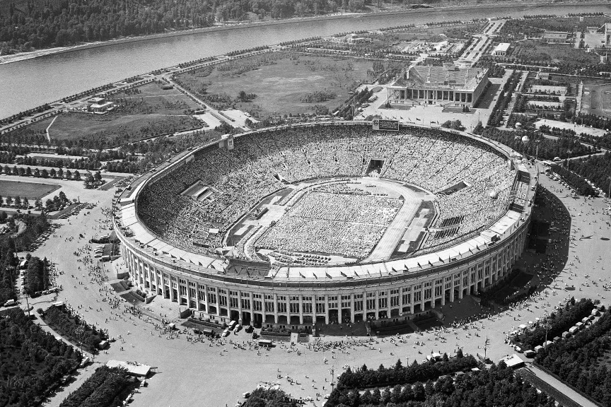 Стадион "Лужники", 1982 год.