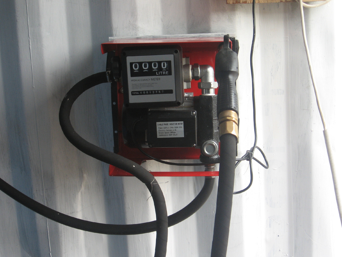 Мини-азс с механическим счётчиком