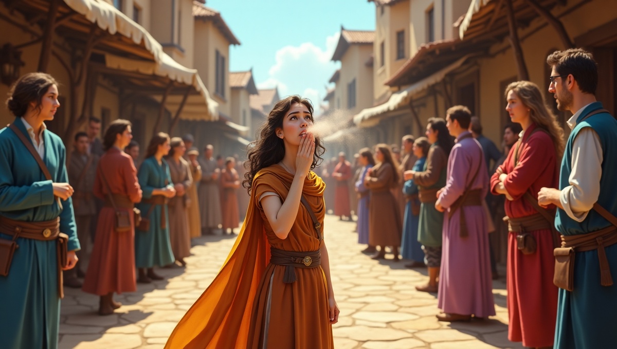 О, нет! Она чихнула... Будь здорова!