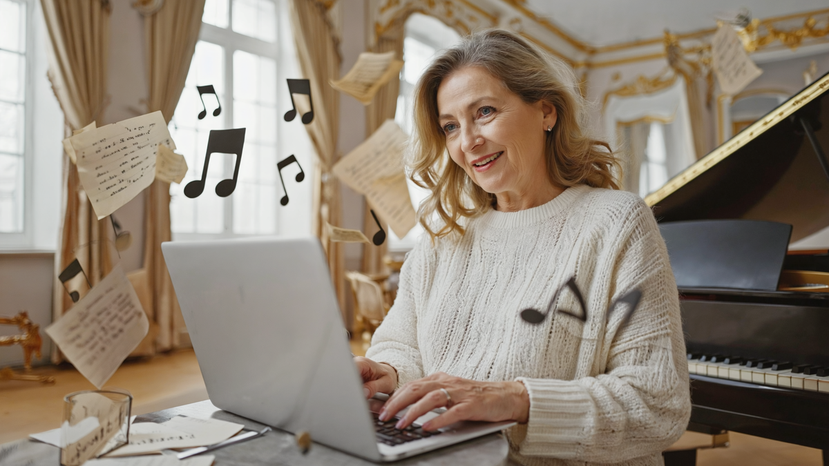 Музыкальная подложка мелодия для оформления Фото с muz-vt.ru