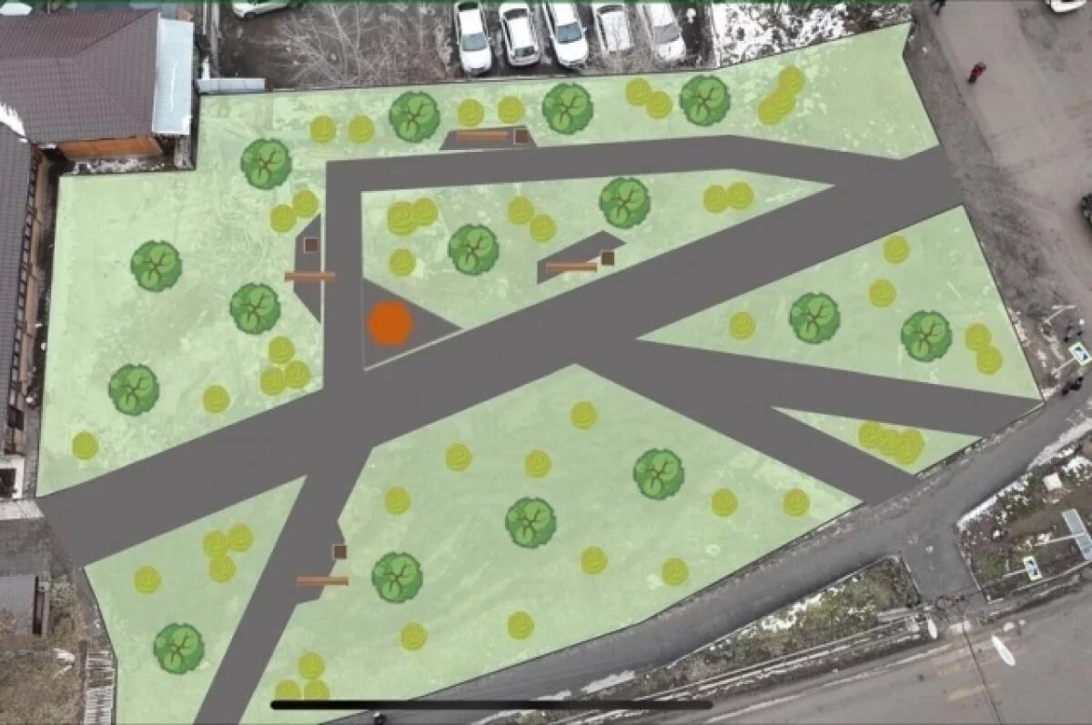    В Уфе на улице Менделеева появится новый сквер