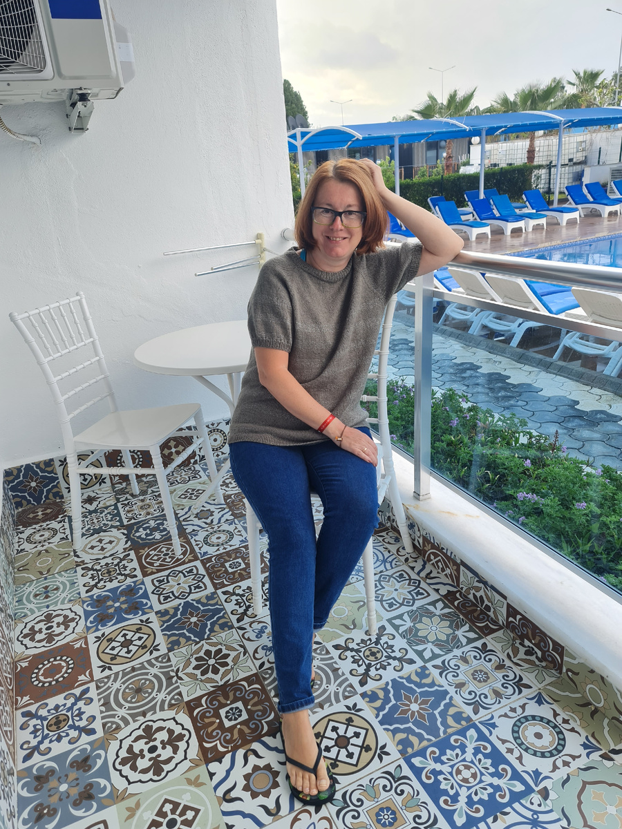 Демонстрационное изделие МК футболки "Полынь"